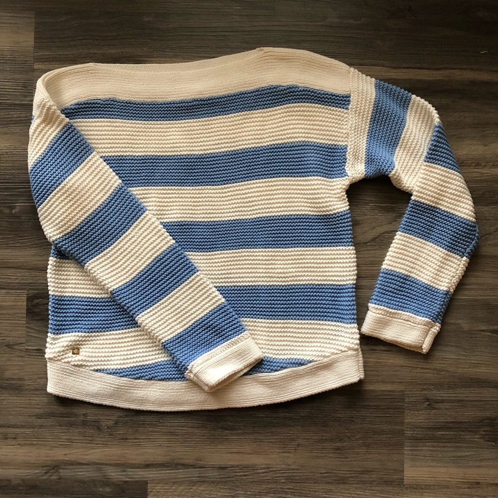 Ralph Lauren Striped Boatneck Sweater
